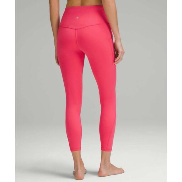 Lululemon Align High-Rise Pant with Pockets 25" Glaze Pink Leggings - Picture 2 of 6